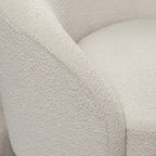KINWELL 34 Wide Upholstered Swivel Accent Barrel Chair (Set of 2)