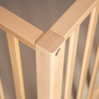 3-in-1 Convertible Crib, Solid Beechwood, GREENGUARD Gold Certified, Made in Italy