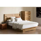 South Shore Full/Queen Platform Bed Nordik Oak