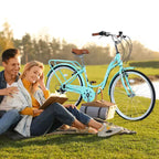 Zeus & Ruta 24-Inch Ladies Bicycle with 7-Speed and Steel Frame