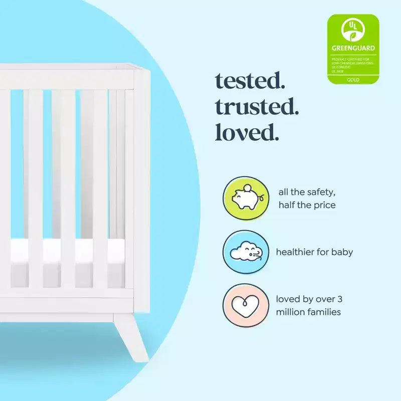 daVinci Otto 3-in-1 Convertible Mini Crib with 4 Mattress