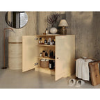 Palace Imports 100% Solid Wood 32 Bathroom Cabinet with Solid Doors and Adjustable Shelves