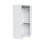 Polygon Corner Wardrobe with 2-Doors