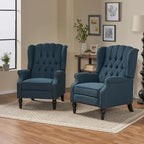 Walter Tufted Fabric Recliners (Set of 2) by Christopher Knight Home