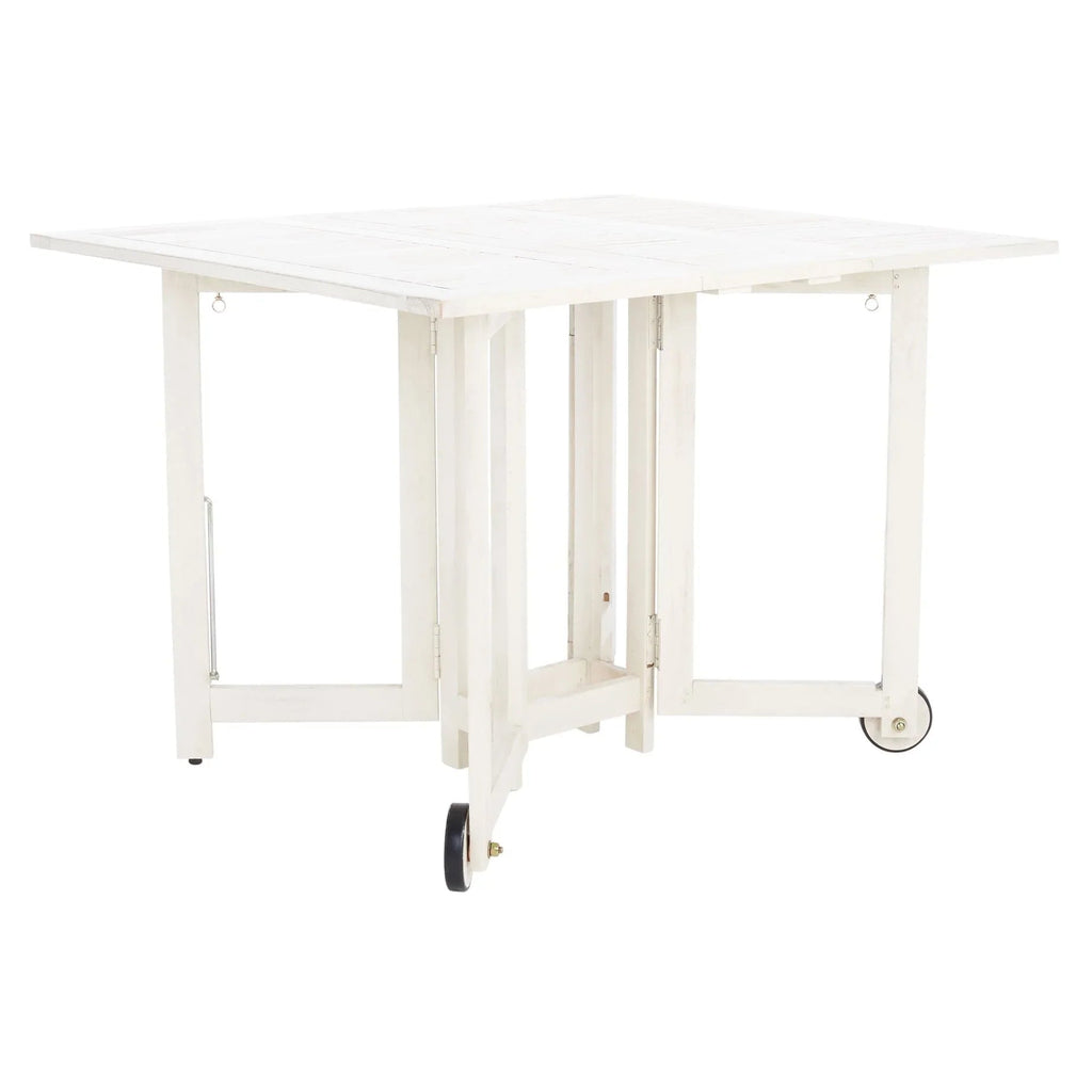 SAFAVIEH Outdoor Brandy 5-Piece Outdoor Dining Table Set - 43Wx35Dx29H