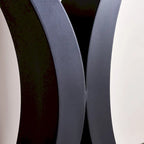 Modern Console Table, Exquisite shape design, Metal Frame with Adjustable foot pads for Entrance