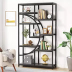 Lantine 5 Tier Bookshelf with 9-Open Storage Shelf