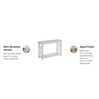 Homestyles Seaside Lodge Off-White Console Table
