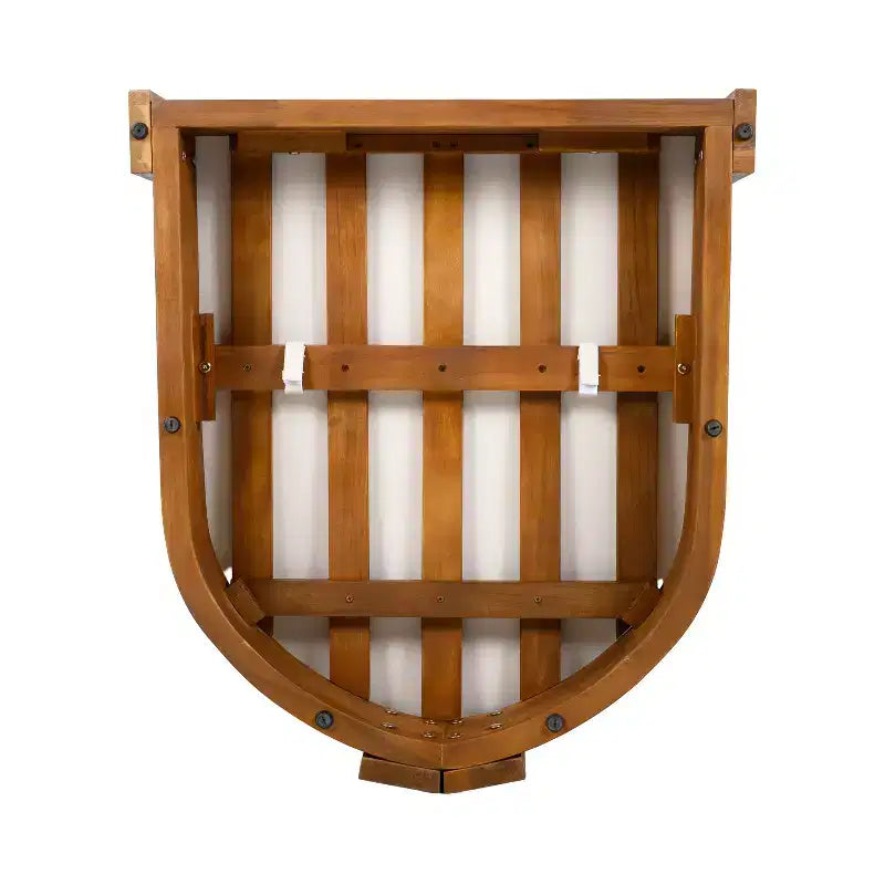 Set of 2 Premium Acacia Wood Outdoor Club Chairs with Curved Tub Design, Water-Resistant Cushions