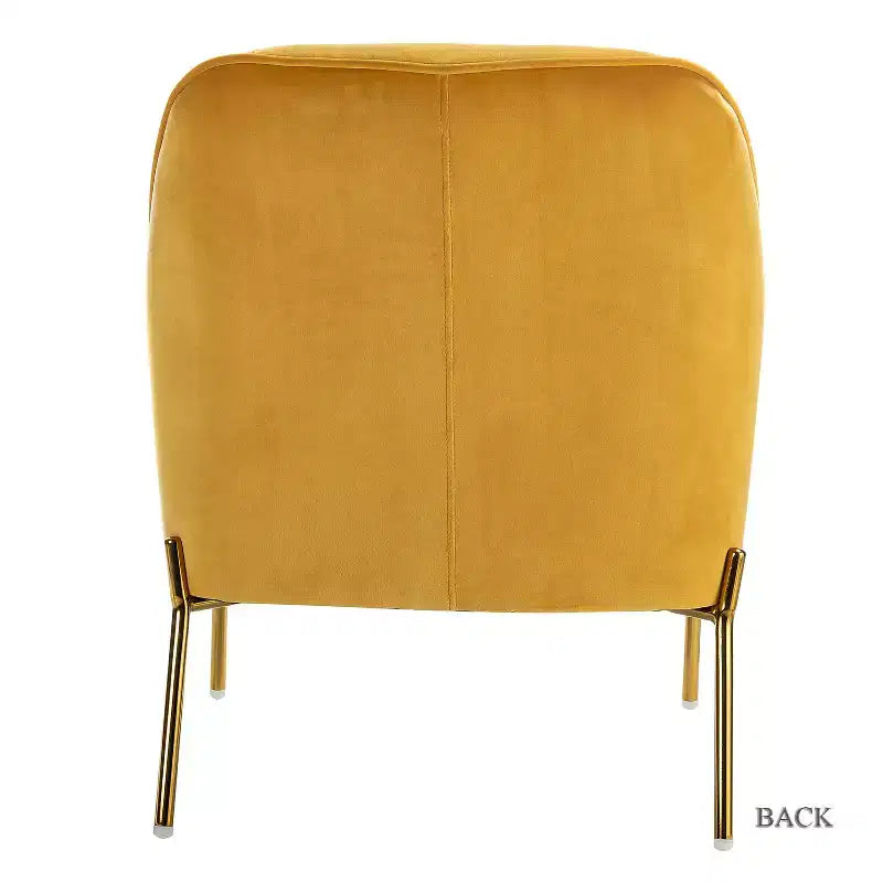 Odo Velvet Accent Comfy Living Room Arm Chair Upholstered Padded Seat Set of 2 | Karat Home