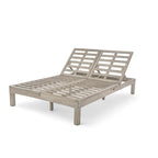 5-Position Adjustable 2 Chaise Lounge,Folding Trays for Poolside,Patio