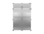 Seville Classics UltraHD 2-Piece Extra-Wide Storage Cabinet Set, 60 x 24