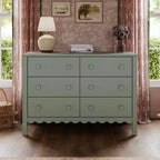 Scallop 6-Drawer Dresser