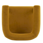 Gilbert Modern Upholstered Round Arm Accent Chair by Christopher Knight Home