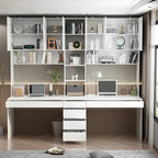 Work and Play Desk with Shelving - Ideal for Gamers and Professionals