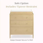 3 Drawer Dresser with Changing Top - Kids Nursery