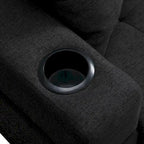 Sectional Sofa Living Room with L Shape Chaise Lounge and cup holder