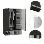 FM Furniture Rose Double Armoire with Hanging Rod