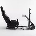 JVNOXK Enhanced Stabilized Racing Wheel Cockpit, Adjustable Driving Simulator (Excludes Handbrake, Pedals, and Display)