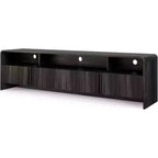AMERLIFE 70 Modern TV Stand with Fluted Design & Storage Cabinets, for TVs up to 80, Wood Entertainment Center Media Console for Living Room