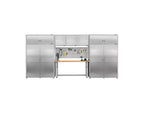 Seville Classics UltraHD 2-Piece Extra-Wide Storage Cabinet Set, 60 x 24