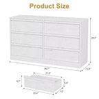 6/8 Drawers Dresser, Wide Modern Chest of Drawers for Bedroom, Living Room, Nursery