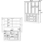 Whisen 71 Tall Freestanding Kitchen Pantry, Large Dining Storage Cabinet Cupboard Sideboards With 4 Foldable Doors, Shelves, Wine Racks