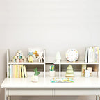 Kids Desk Kids Table Wood Computer Desk with Bookshelf - N/A