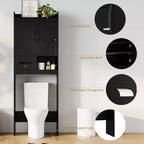 Over The Toilet Storage Cabinet,FreeStanding Bathroom Organizers for Bathroom,Restroom,Laundry