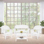 Wicker Patio 4-piece Conversation Set