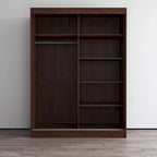 Mirrored 2-Door Wardrobe Armoire with High-Gloss Finish | 47 or 59 Wide