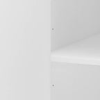 70.87Tall 8-Door Large Capacity Armoire Wardrobe Closet with Hanging Rod, Adjustable Shelves and Rattan Decorative Doors