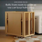 Babyletto Palma 8-in-1 Convertible All-Stages Crib with Bassinet & Toddler Bed Kits