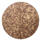 Mila Coconut Shell Round Pedestal Coffee Table by East at Main