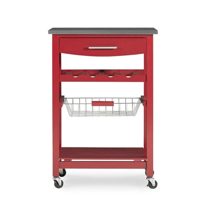 Jake Compact Mobile Rolling Kitchen Cart