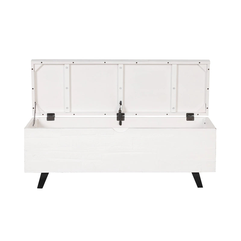 Broadmore 46-inch Acacia Wood Storage Bench