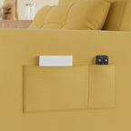 3-in-1 Adjustable Sleeper Sofa Bed, Pull Out Chair Sofa, Convertible Folding Bed for Living Room