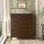 Solid Wood spray-painted drawer dresser bar,buffet tableware cabinet lockers buffet server console table lockers