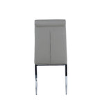 Somette Contemporary Upholstered Cantilever Side Chair, Set of 4