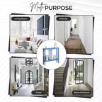 Narrow Console Table with Shelves for Entryway, Hallway or Living Room