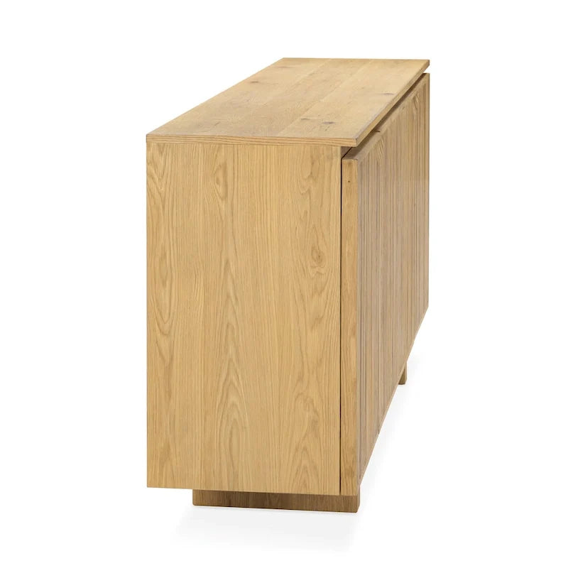 Classic Home Roya Oak Veneer Sideboard Buffet