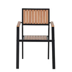 7-Piece Outdoor Extendable Dining Set with Extendable Table and 6 Armrest Chair