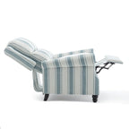 2 Set Modern Padded Seat Recliner Chair with PU Leather/Fabric