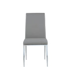 Somette Contemporary Upholstered Cantilever Side Chair, Set of 4