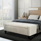 Velvet Button Tufted Flip Top Storage Bench